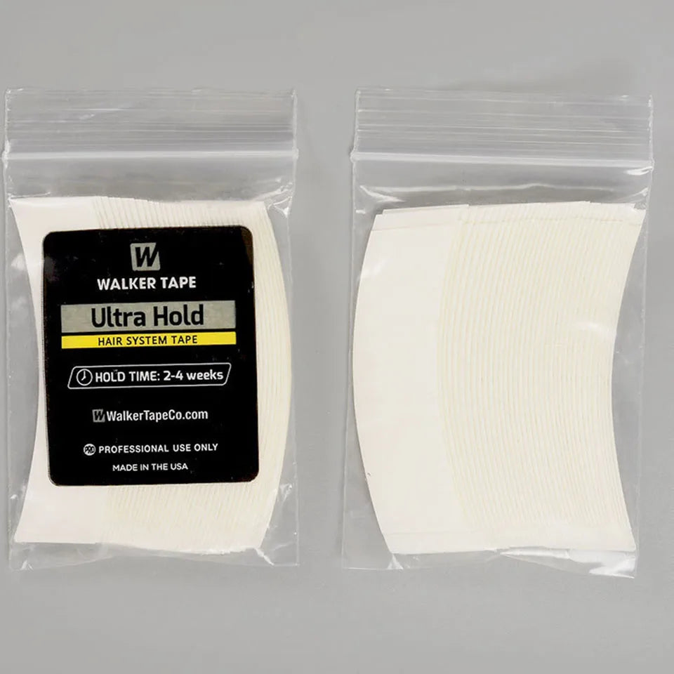 Walker Ultra Hold Curved Hair System Tape 36pcs Super Adhesive Strips Tape For Extension/Toupee/ Lace Wig/Closure