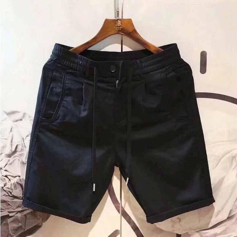 Men's Shorts Sports Beige Cargo Roll Up Male Short Pants Drawstring Korean Style Baggy with Ice Loose Xxl Designer Summer Xl