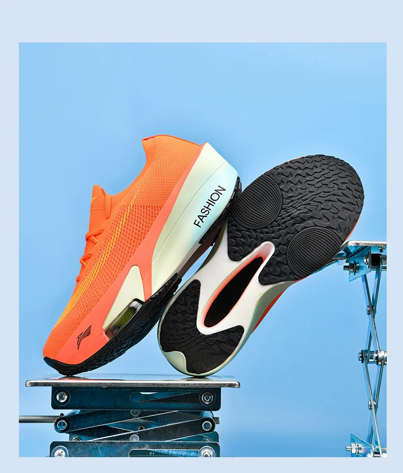 Air cushion Running Shoes Speciality Marathon Men Sports Breathable Lightweight Women's Comfortable Athletic Nonskid Sneakers