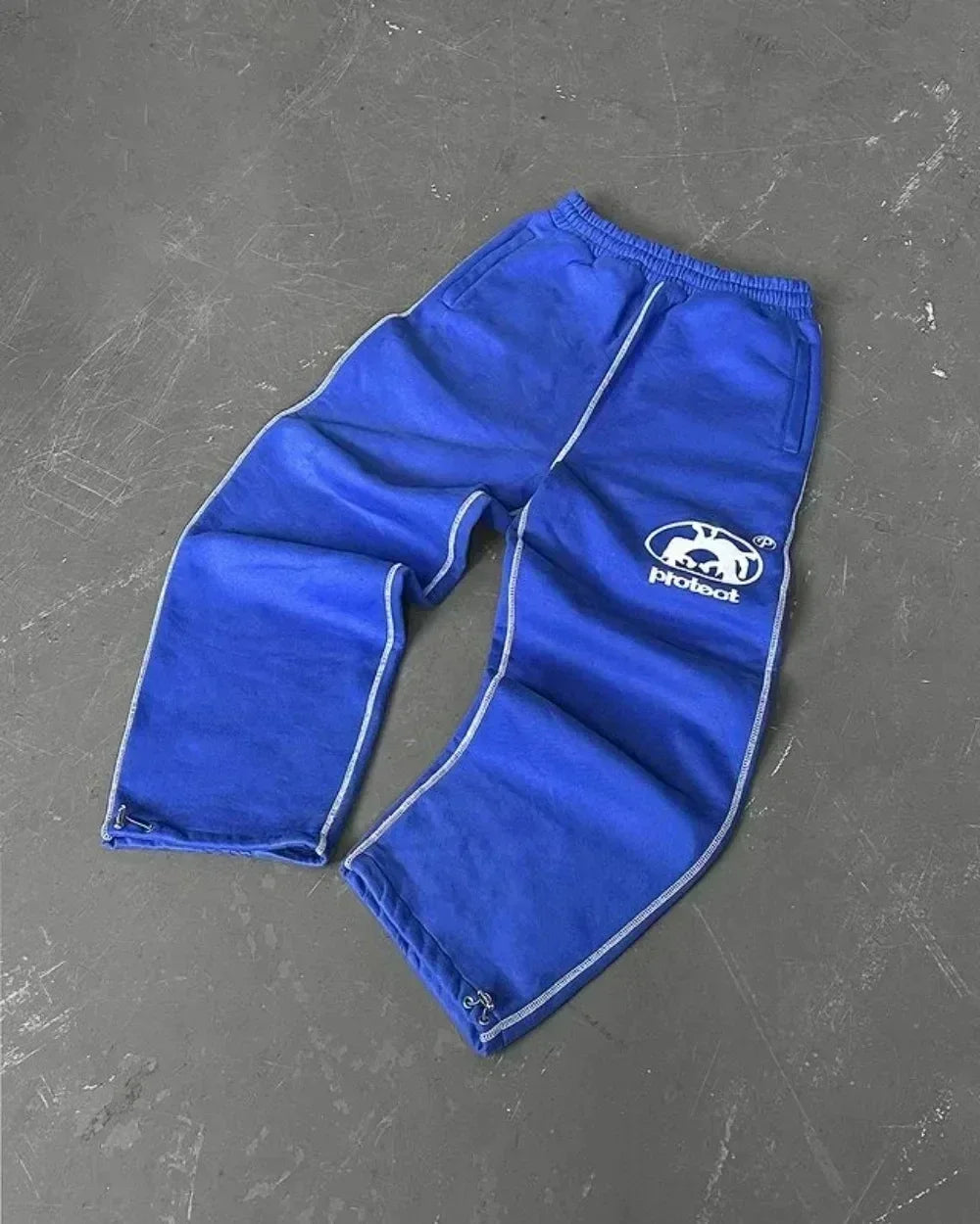 Retro Animal Print Sweatpants Y2K Clothes Men Women Harajuku Hip Hop Retro Graphic Baggy Sweatpants Elastic Waist Casual Trouser