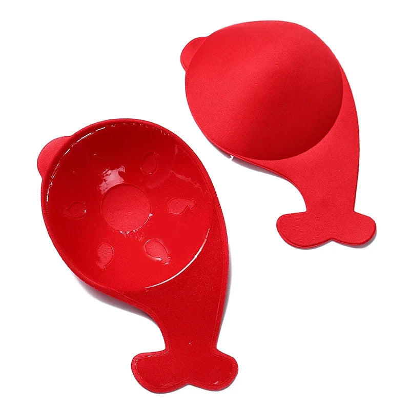 FINETOO 5/6 Pairs Breast Lift Up Tape Sexy Floral Nipple Cover Silicone Invisible Adhesive Stickers Reusable Paste Intimates
