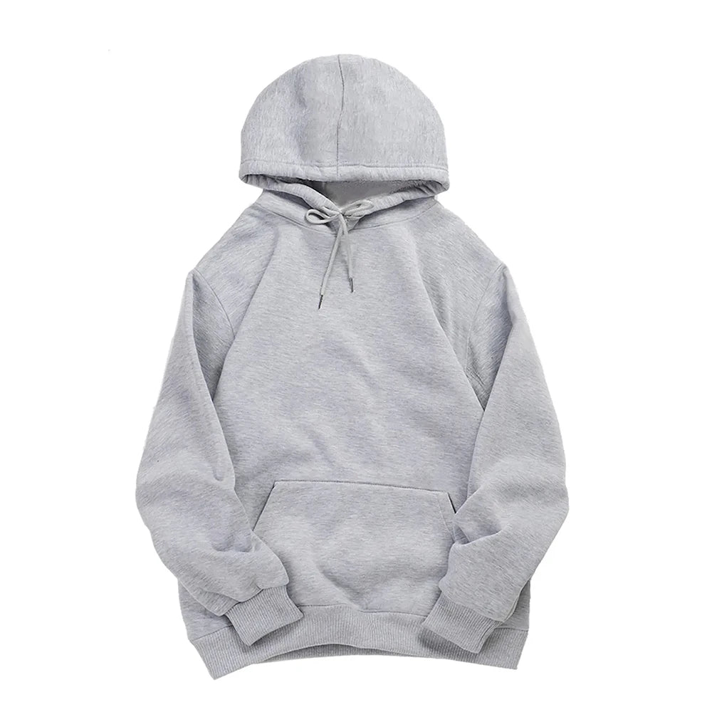Men's Solid Color Casual Hoodie Oversize Sweatshirt Sweatshirt With Zipper Paired Hoodies and Hoodies Women Man Sweatshirts