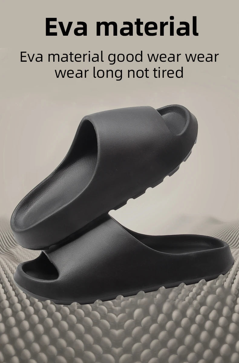 Coconut Slippers Feel like Stepping on Clouds Thick-soled Sandals Summer New Non-slip Wearing Sandals（Shoebox not included）