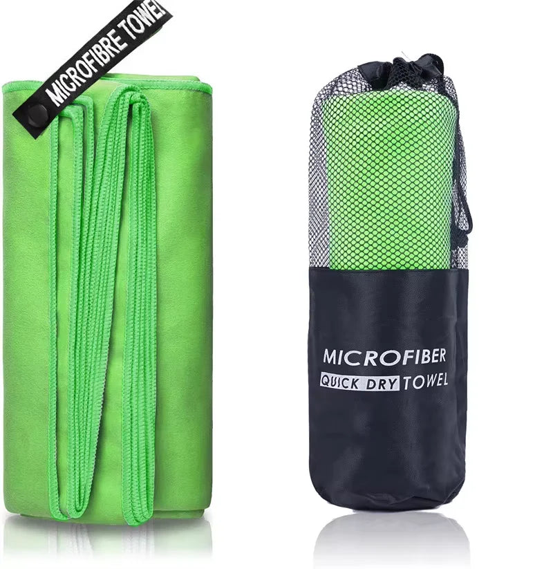 Quick-Drying Bath Towel 40x80/80x160CM Blue Grey Green Orange Strong Absorbent Microfiber Bathroom Washcloth Towels