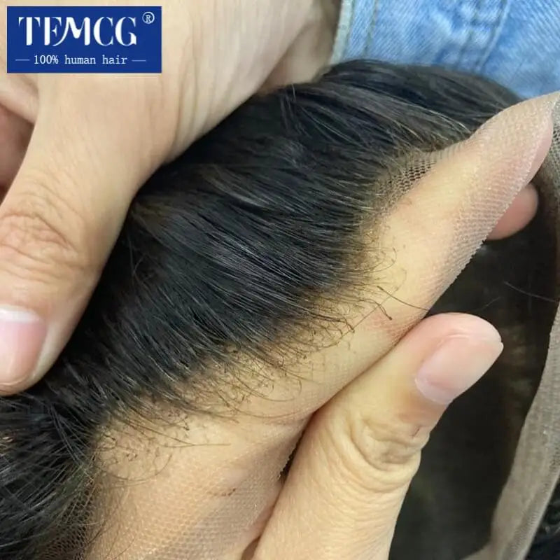Hollywood Toupee Men Wigs Breathable Swiss Lace & Pu 100% Natural Human Hair Male Hair Prosthesis Exhuast Systems Wigs For Men