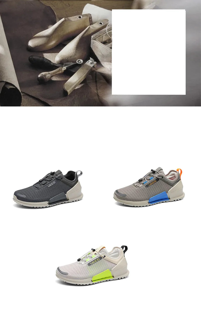 Lightweight Men's Running Shoes Outdoor Breathable Men Sports Shoes Anti-slip Male Sneakers Fashion Flexible Tennis Lace-up New