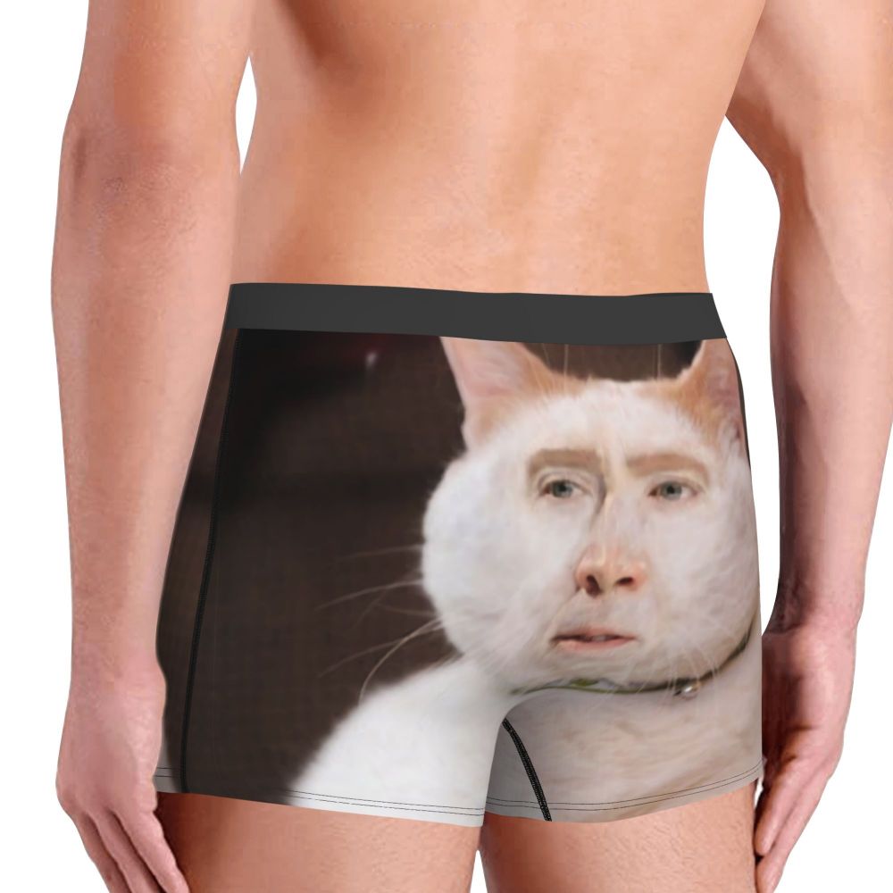 Custom Nicolas Cage Boxer Shorts For Homme 3D Printed Male Nic And His Girls Underwear Panties Briefs Breathbale Underpants