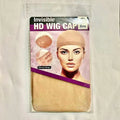 Invisible HD Hair Wig Cap-Soft Breathable Elastic Ultra-thin Stretchy Stocking Cap Beige Skinlike Color for All Sizes,Secure Fit