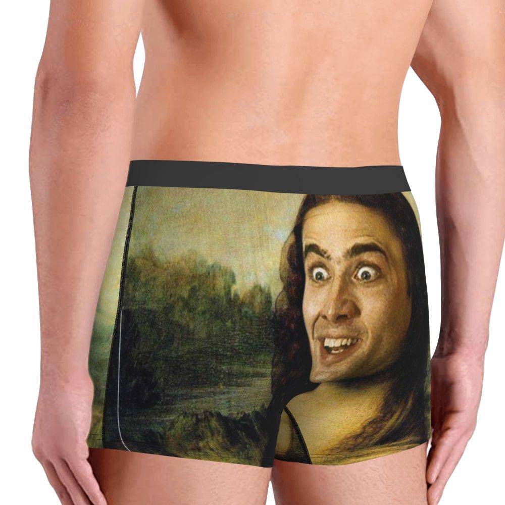 Custom Nicolas Cage Boxer Shorts For Homme 3D Printed Male Nic And His Girls Underwear Panties Briefs Breathbale Underpants