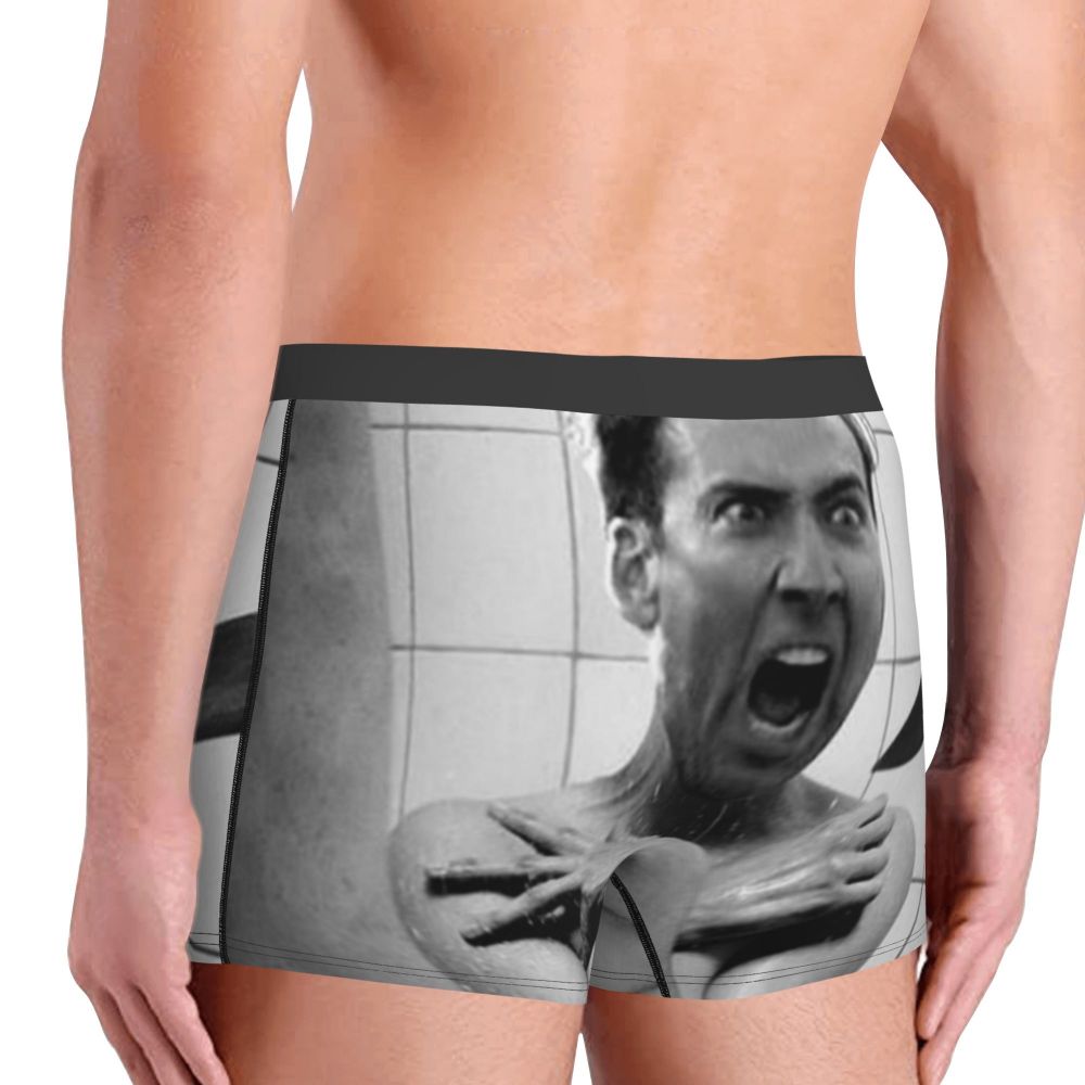 Custom Nicolas Cage Boxer Shorts For Homme 3D Printed Male Nic And His Girls Underwear Panties Briefs Breathbale Underpants