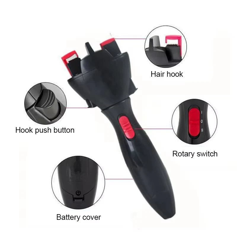 2026 New Electric Hair Braider Automatic Twist Braiding Machine Quick Braid Tool Styling Tool for Home Salon Use