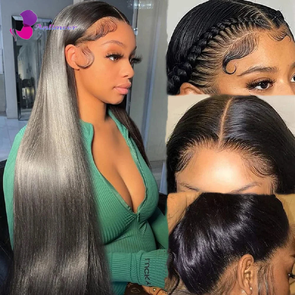 13x4 Silk Base Wig Deep Parting Human Hair Straight Wigs Human Hair Lace Front Wig 13X4/13X6 Wig/Silk Base/ 360 Full Lace Wig
