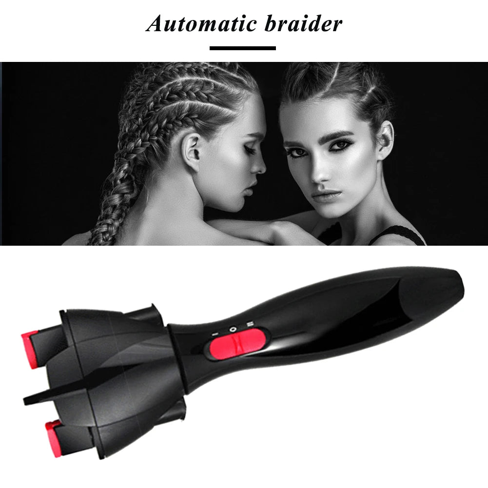 Electric Hair Braider ABS Plastic Automatic Twist Knitted Device Hairstyle Braiding Machine DIY Hair Styling Tools