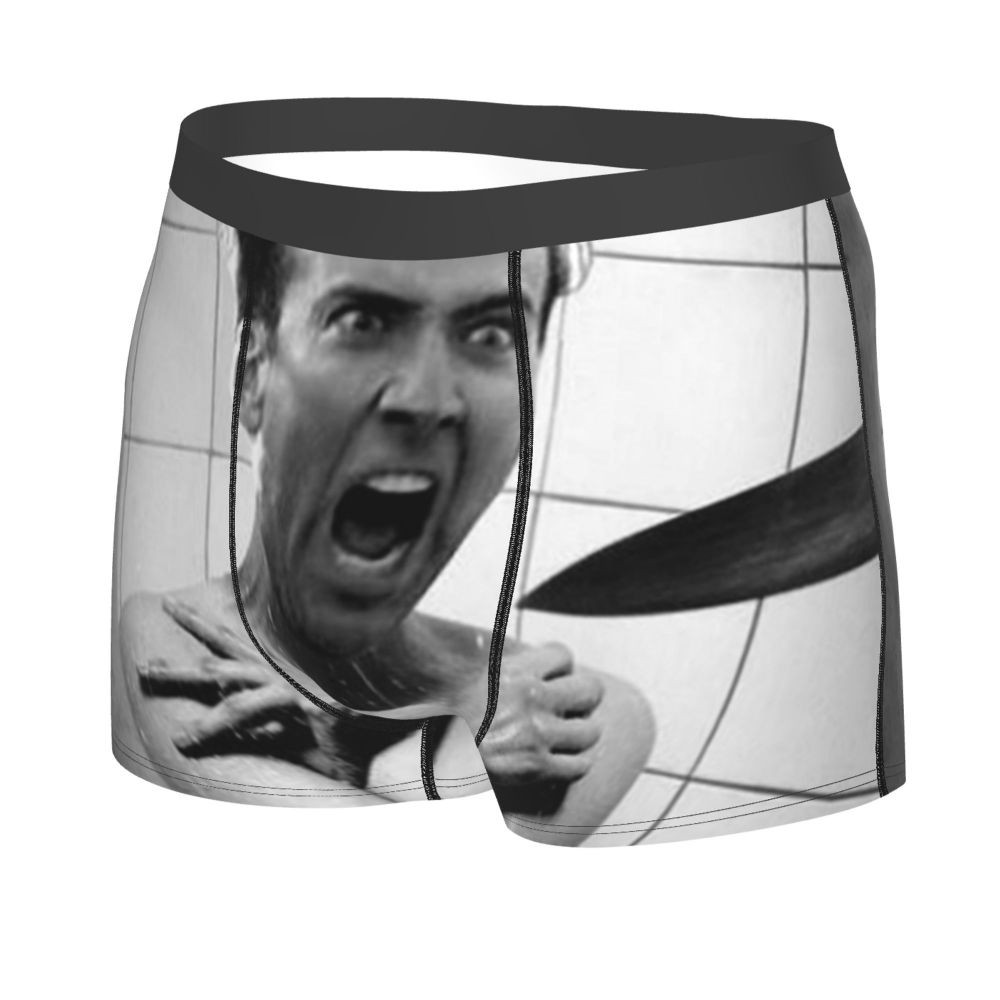 Custom Nicolas Cage Boxer Shorts For Homme 3D Printed Male Nic And His Girls Underwear Panties Briefs Breathbale Underpants