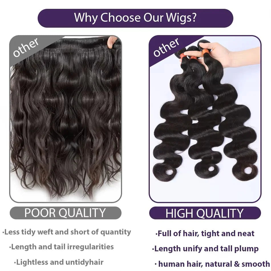 Brazilian 30 36 Inch Body Wave Bundles Burmese Raw Human Hair Bundles Extensions Unprocessed Water Wave Hair 1 3 4 Bundle