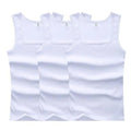 3pcs/Lot Cotton Sleeveless T-shirt Men's And Women's Solid Color Casual Bottoming Shirt Summer Vest Fit Sports Fitness T-shirt