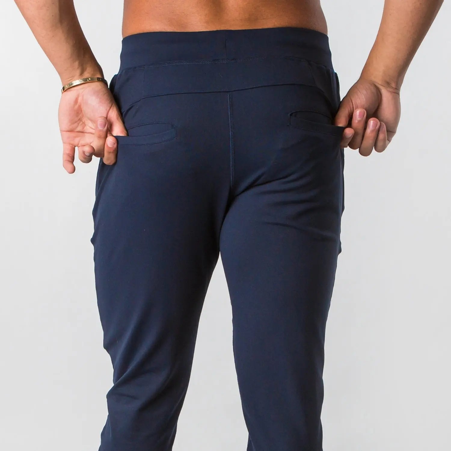 Men's Seatpants Sports Trousers Stretch Waist Jogger Pants Simple Comfortable Multi-color Optional