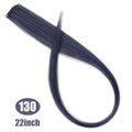 Lupu Synthetic Long Straight Rainbow Highlight Colored Hair Extensions Clip In Fake Hair Pieces For Women Heat Resistant