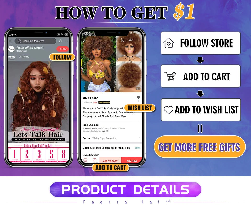 Kinky Straight Lace Front Wig T-Part 28Inch Synthetic 13x5x1 Long Lace Wigs Afro Yaki Straight Wigs Ombre Brown For Black Women