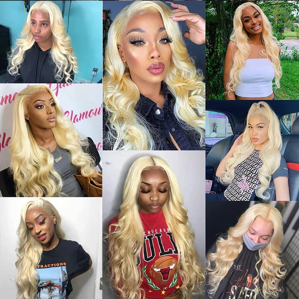 613 Blonde Body Wave Vietnamese Loose Curly Human Hair Bundles 8 28 30 Inch 1 2 3  4 Bundles Deals 100% Virgin Remy Hair Bundles