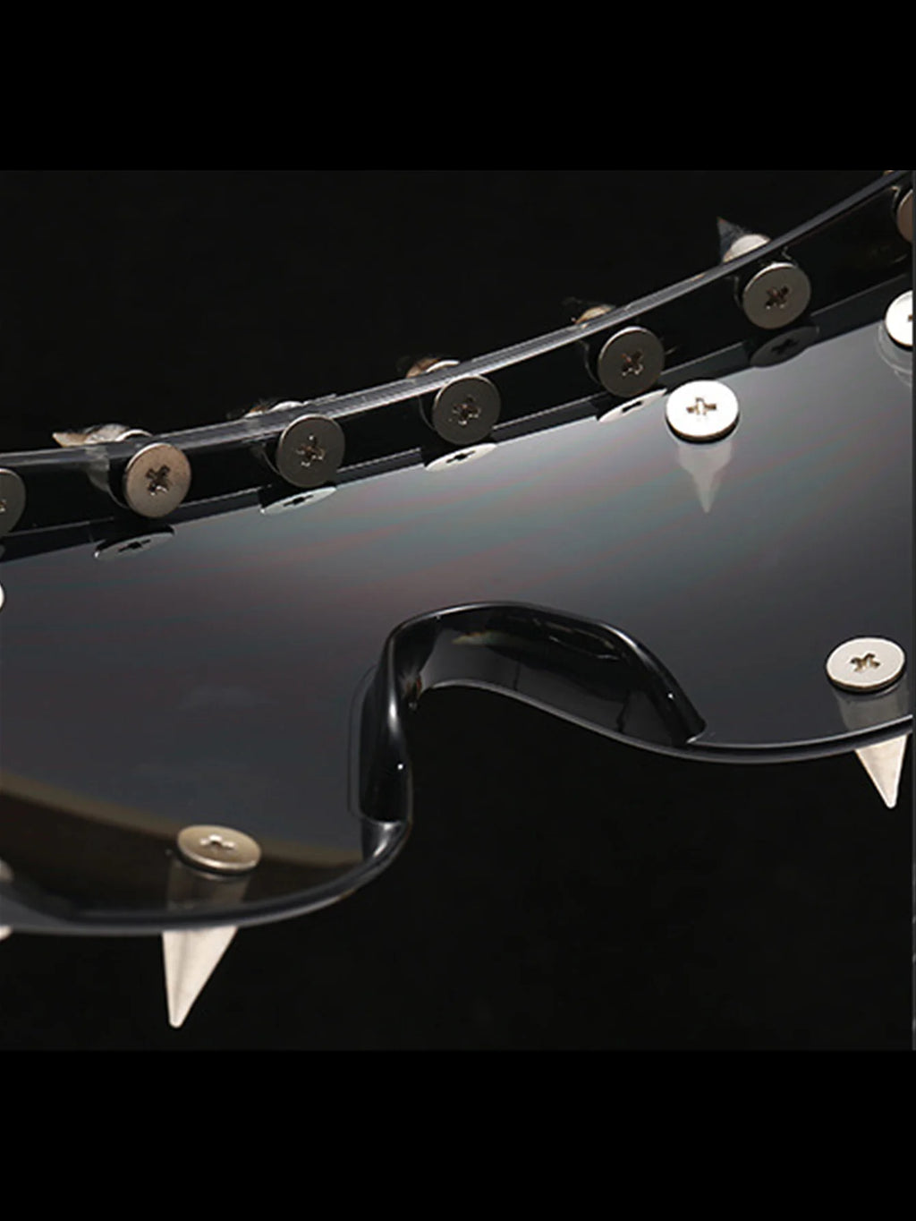 New funny glasses, European and American cyberpunk style devil glasses, party glasses, fashion trend, street snap