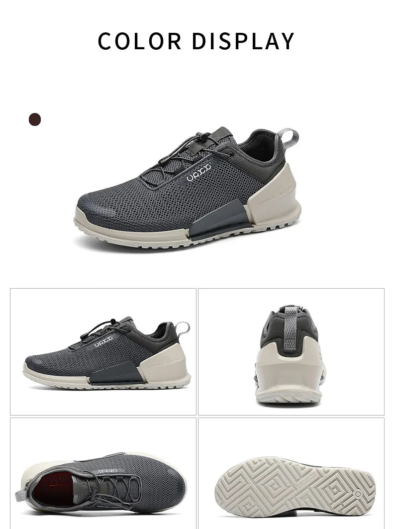 Lightweight Men's Running Shoes Outdoor Breathable Men Sports Shoes Anti-slip Male Sneakers Fashion Flexible Tennis Lace-up New