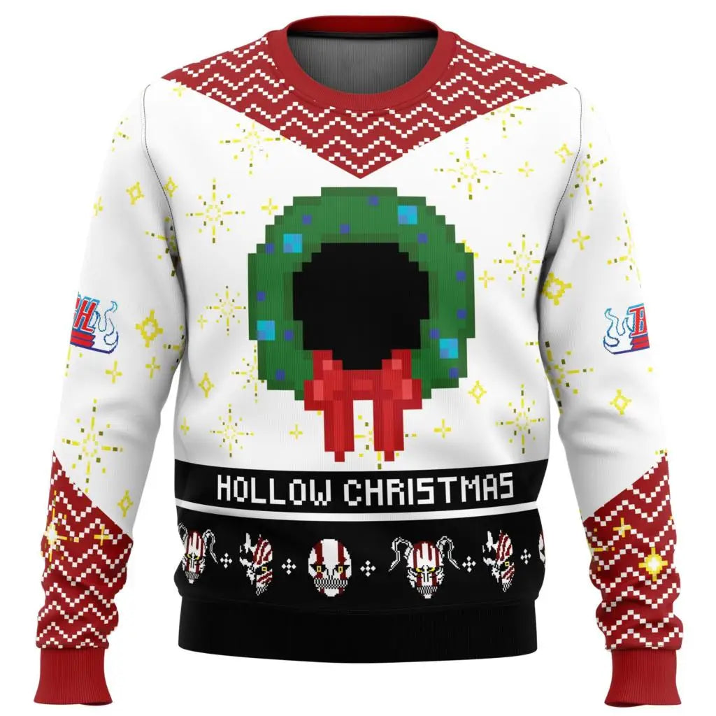 Kenpachi Zaraki Bleach Ugly Christmas Sweater Gift Santa Claus Pullover Men 3D Sweatshirt And Top Autumn And Winter Clothi