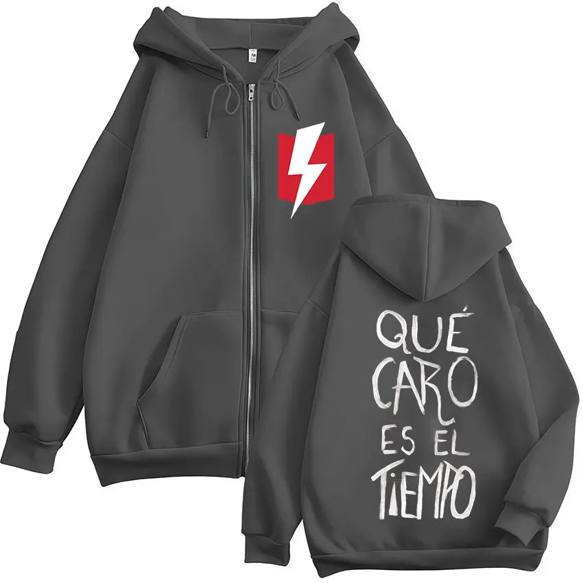 Dani Martin Que Caro Es El Tiempo Merch Zipper Hoodies Men Women Clothing Fashion Hip Hop Zip Up Hooded Sweatshirts Jacket Coat