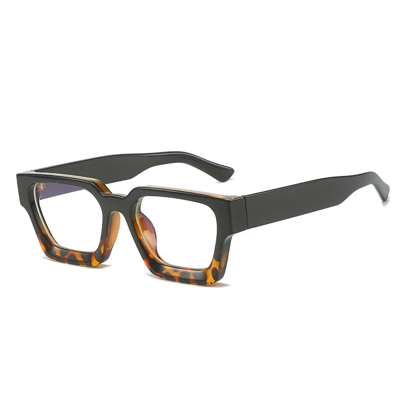 SHAUNA Retro Women Anti Blue Light Glasses Frame Fashion Men Square Optical Eyewear