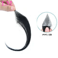 LM Natural Human Hair Clip-In Bangs,Hairline Replacement Lanugo Bangs Hand Woven Hair Bangs With Sideburns Clip In Hair Extensio