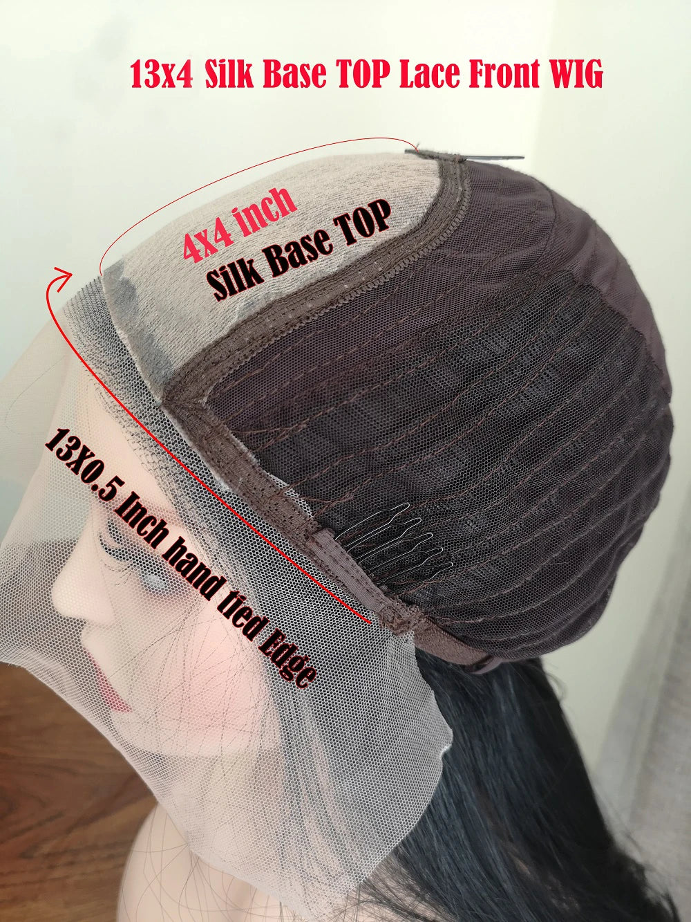 13x4 Silk Base Wig Deep Parting Human Hair Straight Wigs Human Hair Lace Front Wig 13X4/13X6 Wig/Silk Base/ 360 Full Lace Wig
