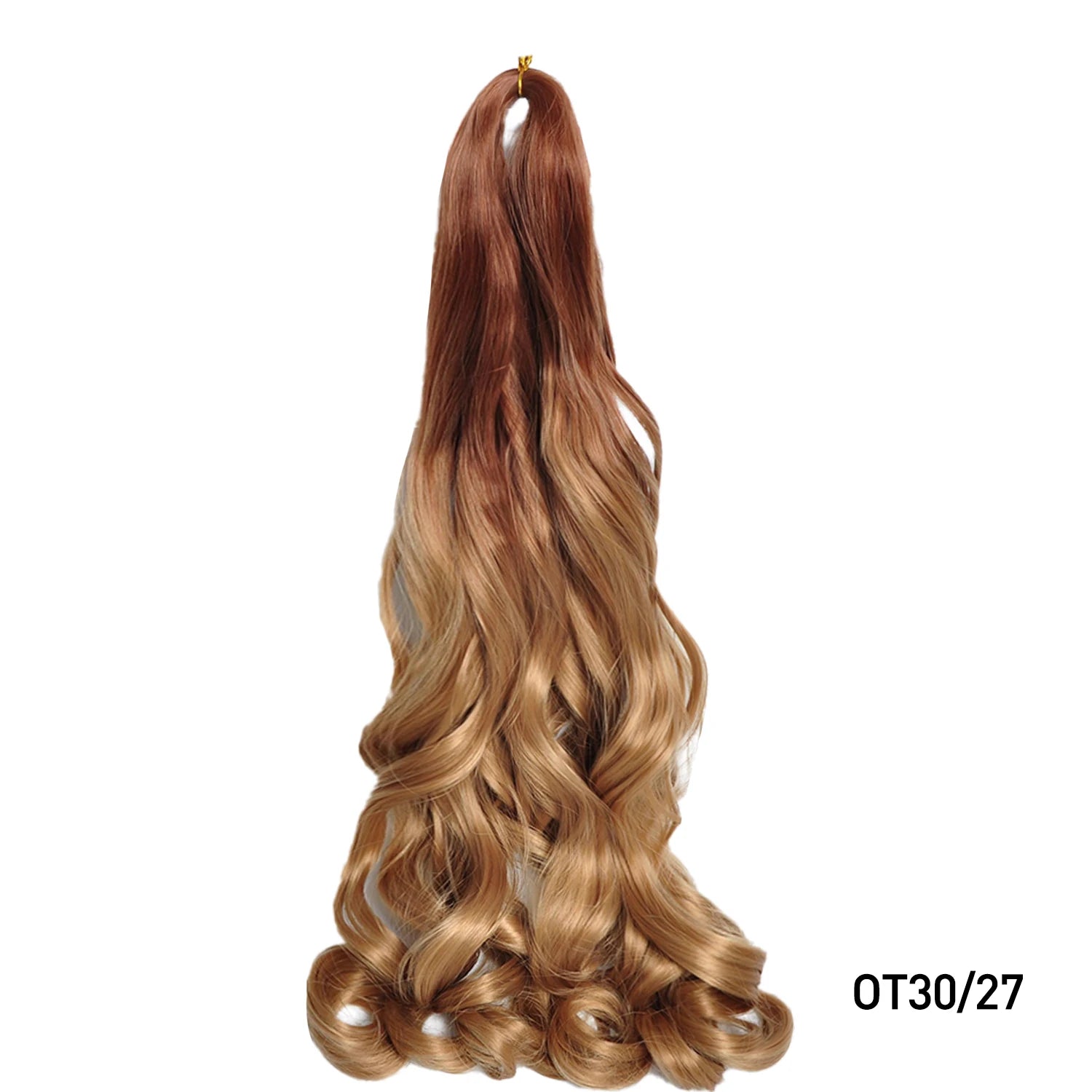French Curls Braiding Hair Extensions 24Inch Synthetic Curl Hair Loose Wave Spiral Curl Crochet Hair Braids For Black Women