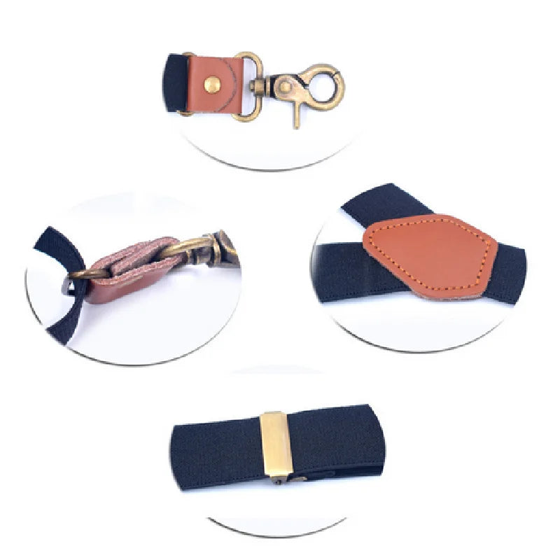 Vintage Men's Suspenders New 3 Hooks Suspenders Man For Pants Casual Mens Trouser Suspenders Fashion Adjustable Braces