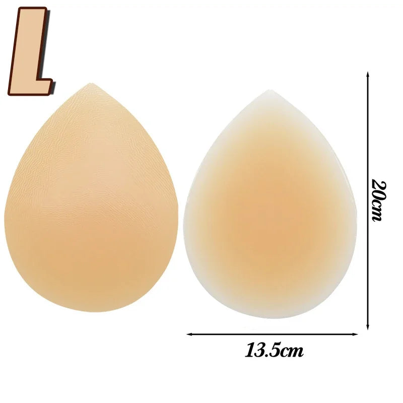 1PCS Silicone Hip Sticker False Hip Width Pad Non-marking Hip Simulation Self-adhesive To Improve The Depression on Both Sides