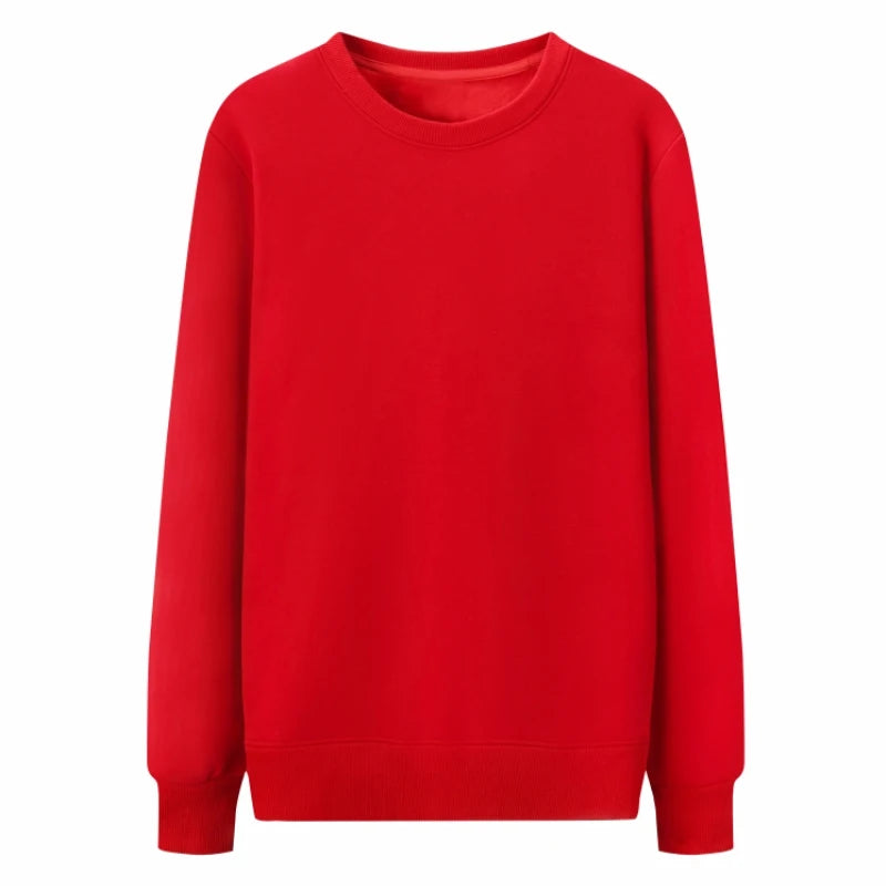 Elike Cotton Round Neck Sweater Custom Logo Printed Personal Group Brand Embroidery Design Men and Women 8 Colors