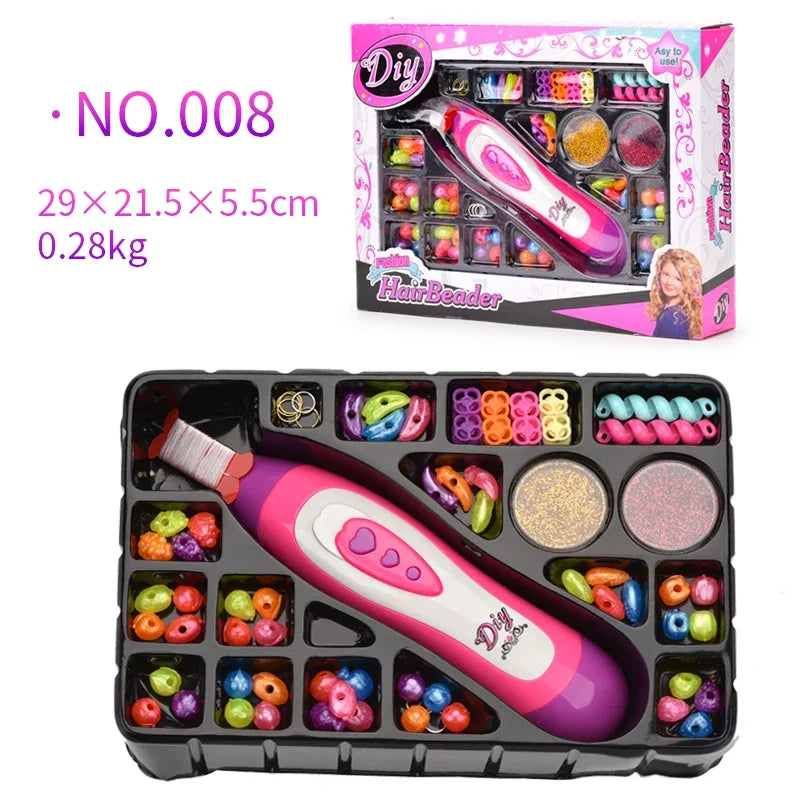 Braiding DIY Hairstyle Tool Electric Automatic Hair Braider Twist Braider Machine Weave Roller Hairstyle Machine Set Child Gift