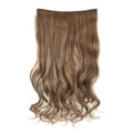 Invisible Wire in Synthetic Hair Extensions Body Wave 2 Clips in Hair Extensions 18" Fish Line Synthetic Hair Piece For Women