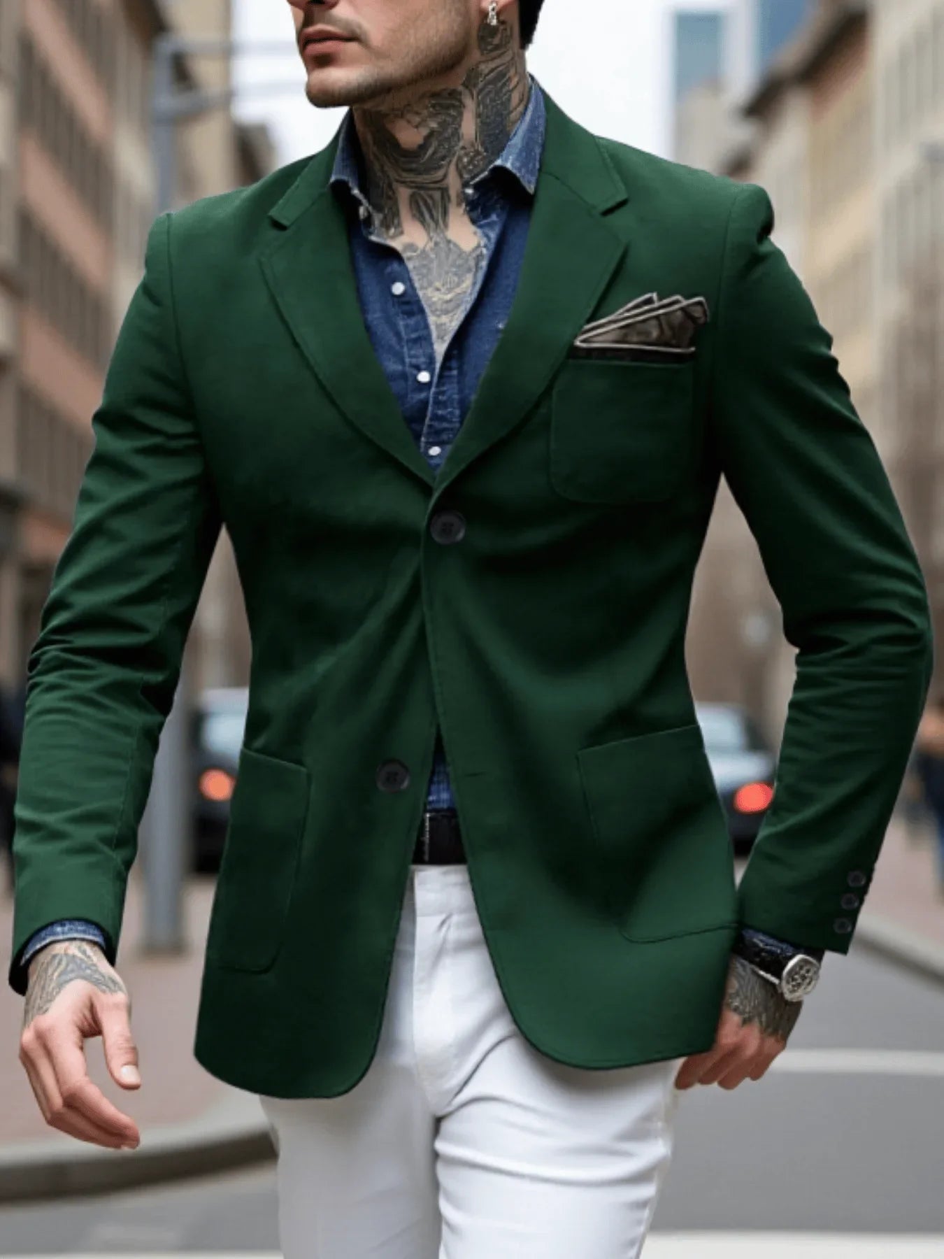 New Casual Blazer For Spring Lightweight Breathable For Outdoor Commute Multi-Occasion Wear With Urban Fashion Style Streetwear