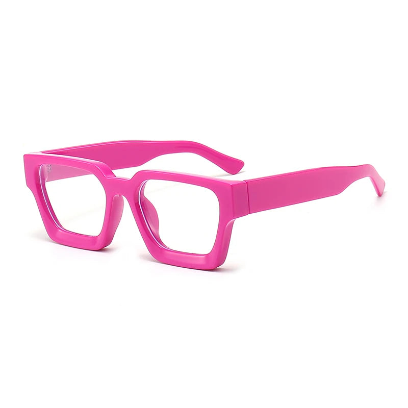 SHAUNA Retro Women Anti Blue Light Glasses Frame Fashion Men Square Optical Eyewear