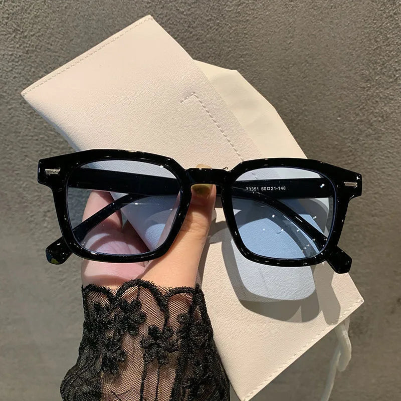 New Vintage Square Sunglasses Women Men Luxury Brand Small Round Sun Glasses Female Small Eyewear Oculos De Sol for Male Female