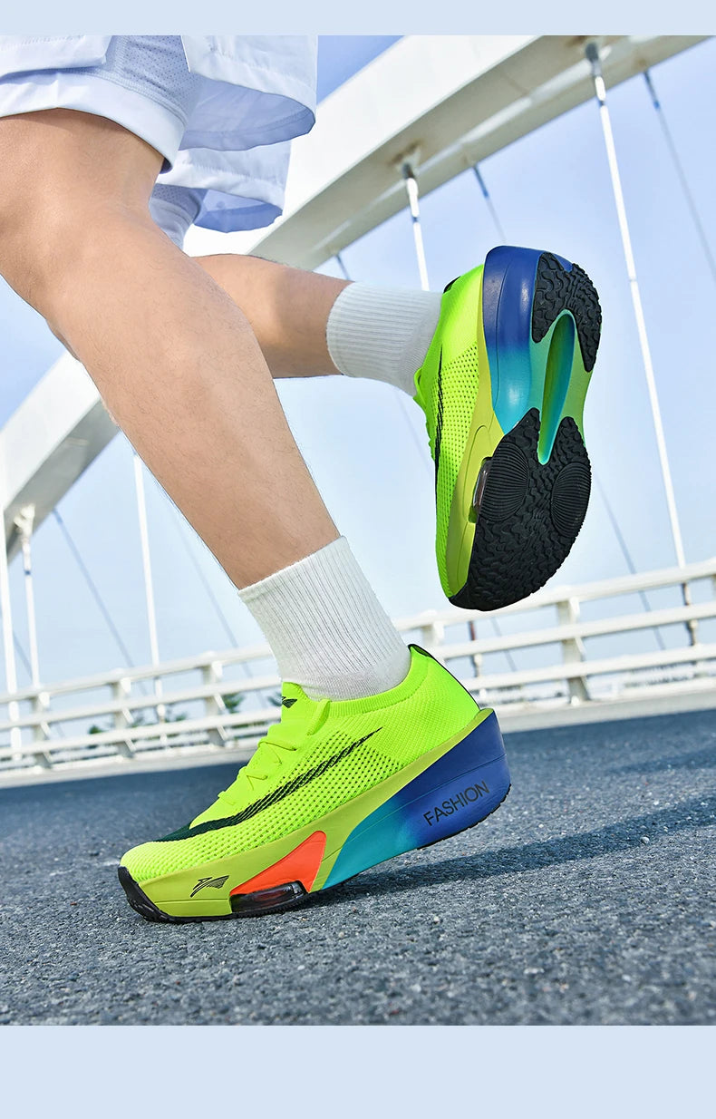 Air cushion Running Shoes Speciality Marathon Men Sports Breathable Lightweight Women's Comfortable Athletic Nonskid Sneakers