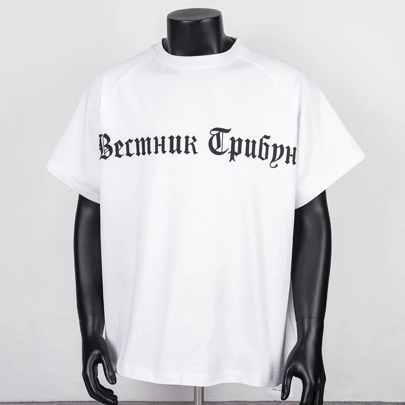 American High Street Fashion Multi-color Style Tops Men Women Couples Daily Casual Clothing Kanye West T-shirts