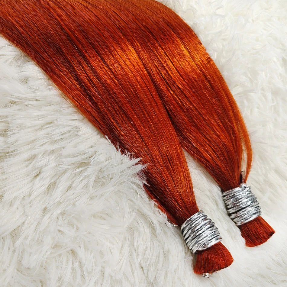 613 Striaght Human Hair No Weft 100% Virgin Bundles Highlight Original Bulk Extensions Russian Natural Unprocessed Blonde hair