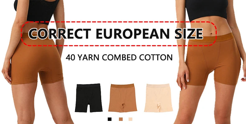 Flarixa 2 IN 1 High Waist Seamless Women Safety Shorts Hips Lift Women's Panties Cotton Boxer Under the Skirt Female Underwear