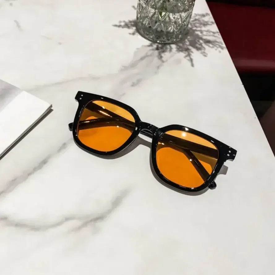 New Vintage Square Sunglasses Women Men Luxury Brand Small Round Sun Glasses Female Small Eyewear Oculos De Sol for Male Female