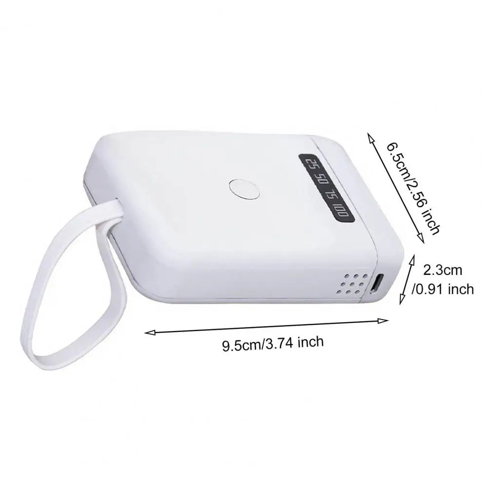 405nm 9.5*6.5cm LED Hair Extension Lamp 5000mAh Rechargeable UV Light Hair Extension Machine Home Handheld Wig Glue Curing Lamp