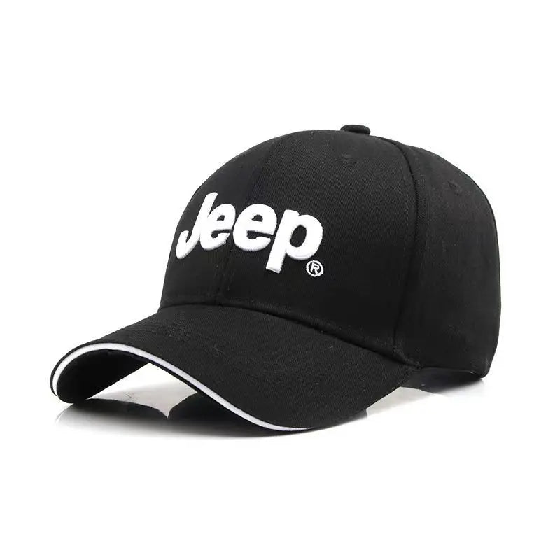 Jeep Grand Cherokee Wrangler JK Gladiator Logo Embroidered Adjustable Sports Baseball Cap Motorcycle Casual Hat