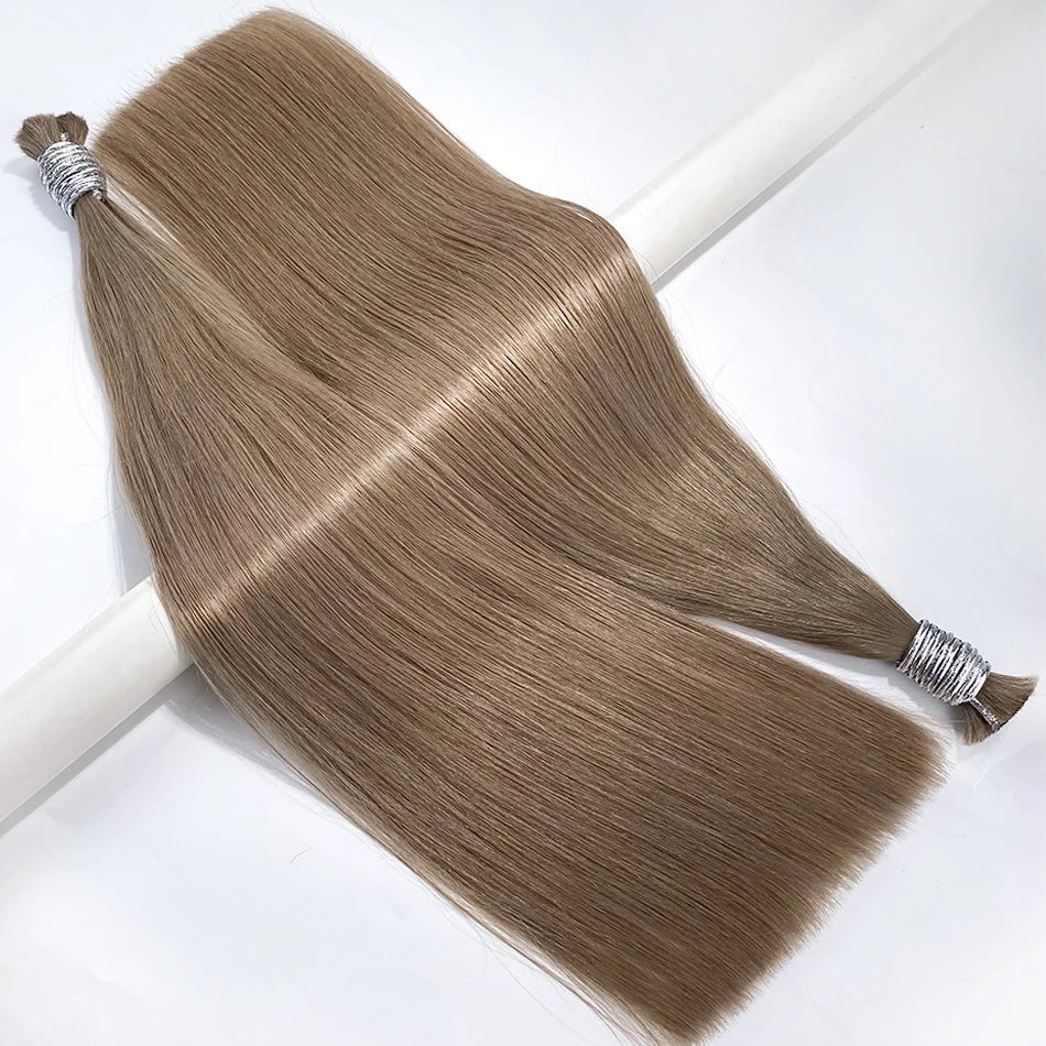 613 Striaght Human Hair No Weft 100% Virgin Bundles Highlight Original Bulk Extensions Russian Natural Unprocessed Blonde hair