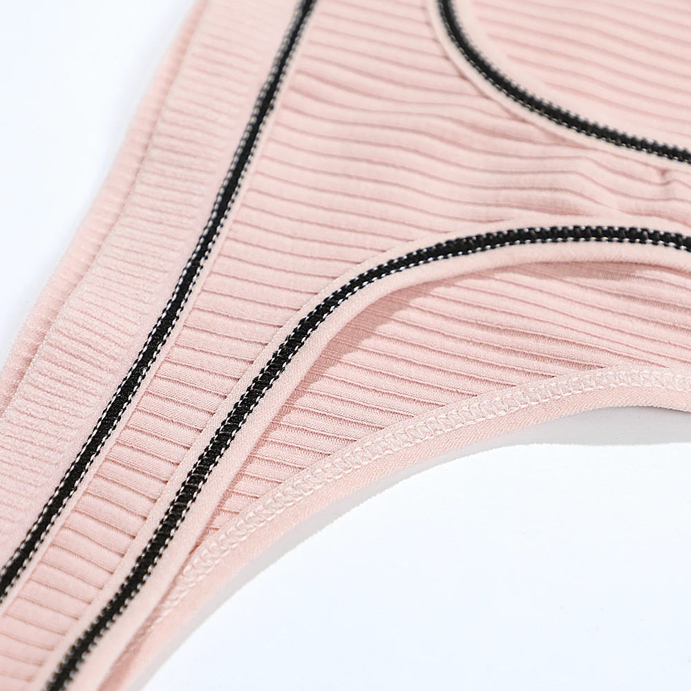 Women's Thong Sexy Panties Cotton Bow Tie Underpants Comfort Soft Intimates Lady Briefs Female Panty Lingerie Sexy Women