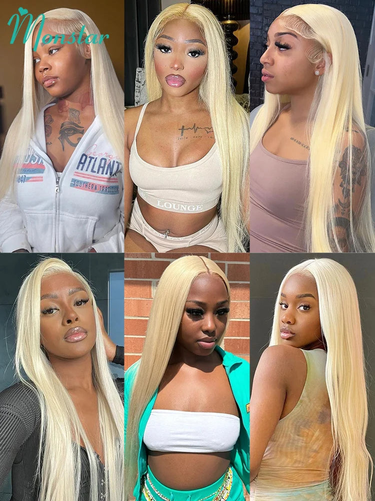 Raw Indian Hair 613 Bundles Straight Human Hair Bundles 1 3 4 Bundles Deal 40 Inch Honey Blonde Bundle Hair Extensions for Women